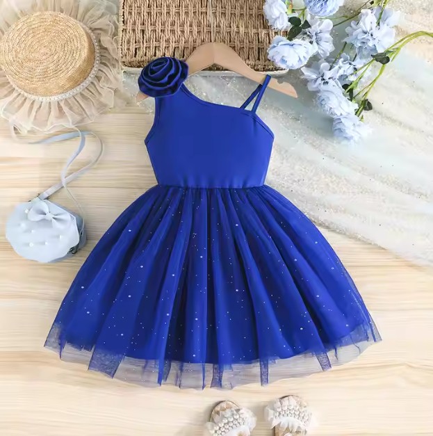 Flower girl dress ( Blue)