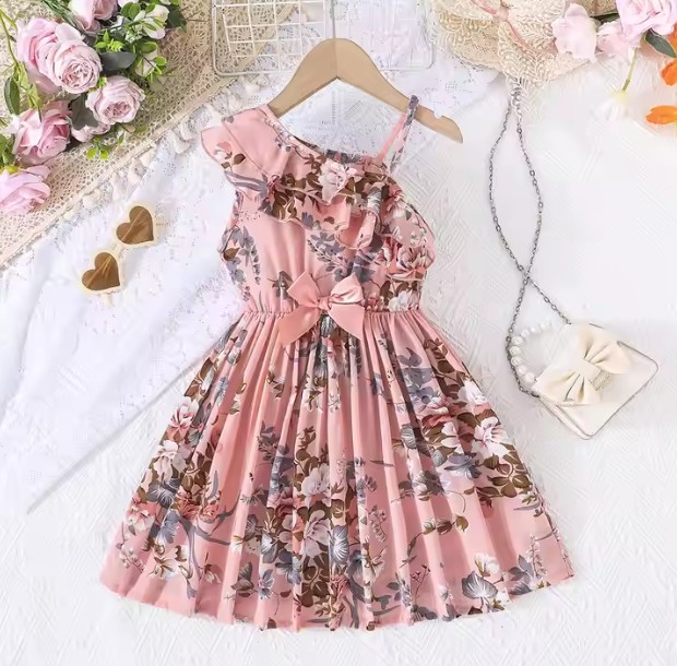 Baby Floral Dress (light pink)