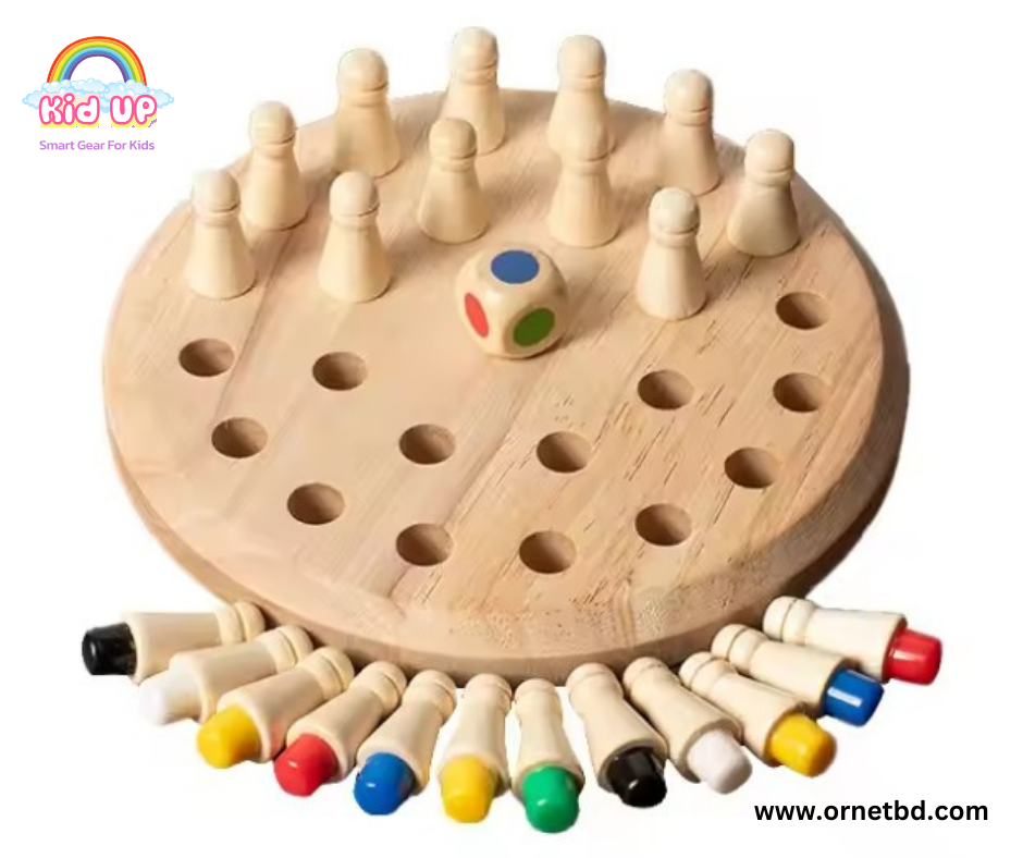 Wooden Memory Chess Game